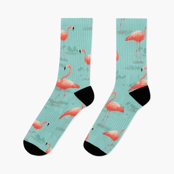 Item preview, Wrong footed Flamingos Digital Pattern designed and sold by zolarche.