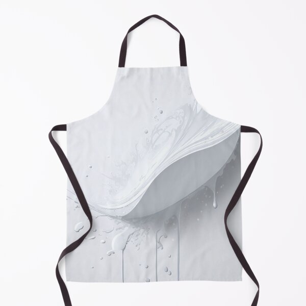 Item preview, Abstract white paint splash pattern designed and sold by twisted-dot.