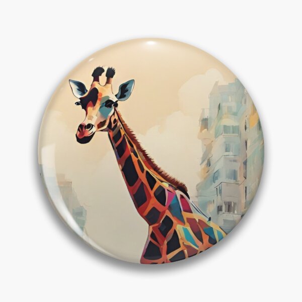 Item preview, Girafa Andando na cidade  designed and sold by Geangma.