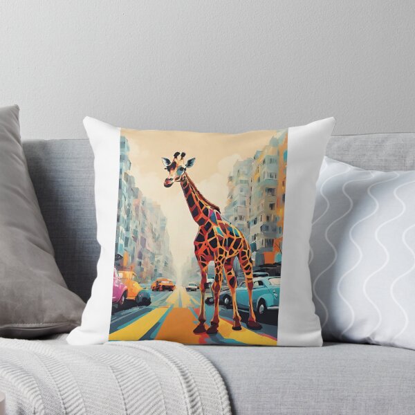 Item preview, Girafa Andando na cidade  designed and sold by Geangma.