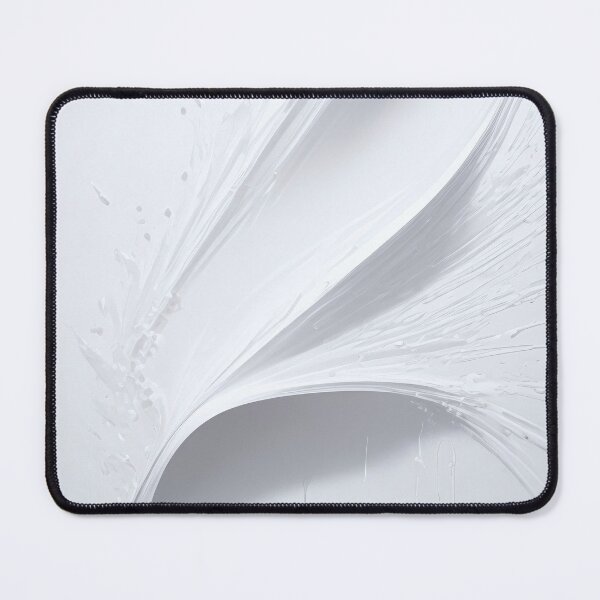 Item preview, Abstract white paint splash pattern designed and sold by twisted-dot.