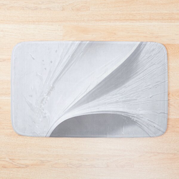 Item preview, Abstract white paint splash pattern designed and sold by twisted-dot.