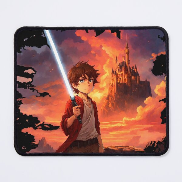 Item preview, boy with lightsaber designed and sold by D-dreams.