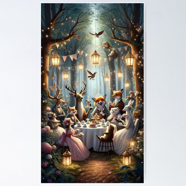 Item preview, Whimsical Woodland Creatures designed and sold by Newpixelland.
