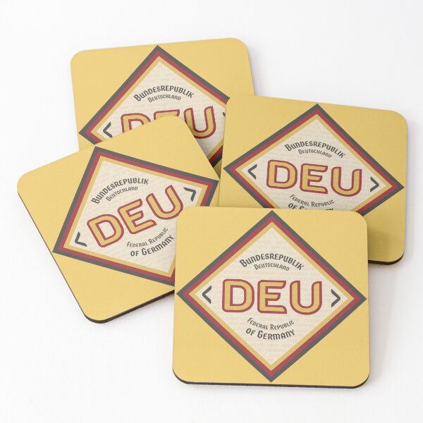 Item preview, DEU - Germany diamond emblem - yellow gold background designed and sold by we-rove.