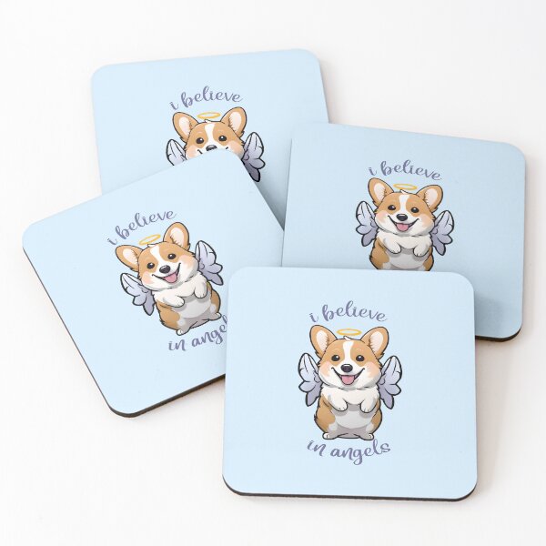 Item preview, I Believe in Corgi Angels designed and sold by shminoa.