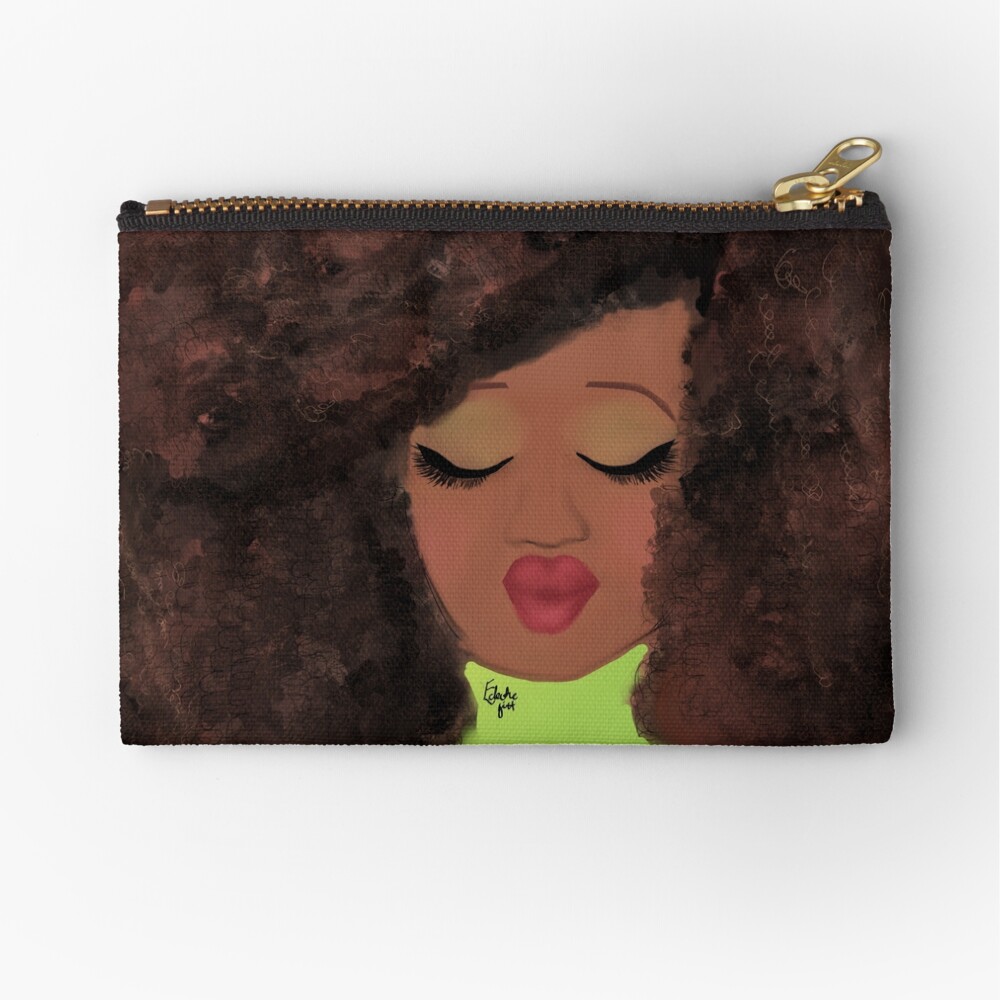 Pucker up - green Zipper Pouch