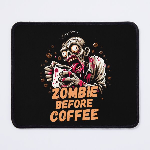 Artikelvorschau, Morning Zombie: Zombie before Coffee – The Coffee-Deprived Quest for Brew, lustiges Design, Design für Kaffeeliebhaber, Morning Zombie entworfen und verkauft von rattob.