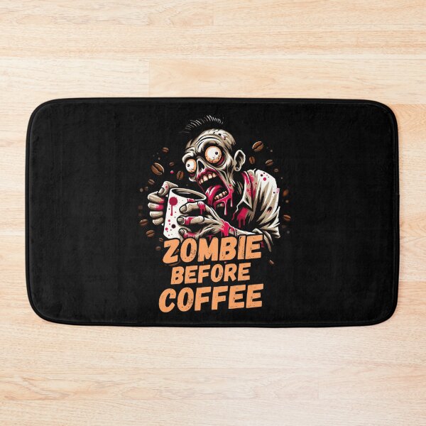 Item preview, Morning Zombie: Zombie before Coffee - The Coffee-Deprived Quest for Brew, funny design, Coffee lover design, Morning Zombie designed and sold by rattob.