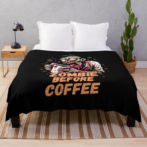 Item preview, Morning Zombie: Zombie before Coffee - The Coffee-Deprived Quest for Brew, funny design, Coffee lover design, Morning Zombie designed and sold by rattob.