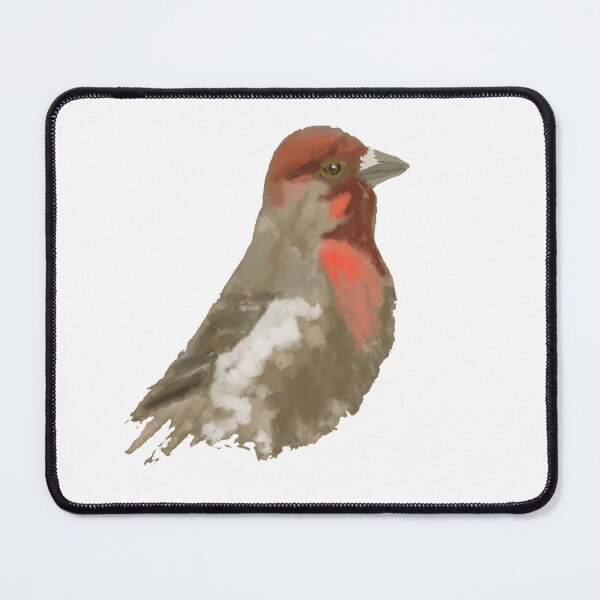Item preview, Ruffled House Finch designed and sold by VerdeDoodleDuck.