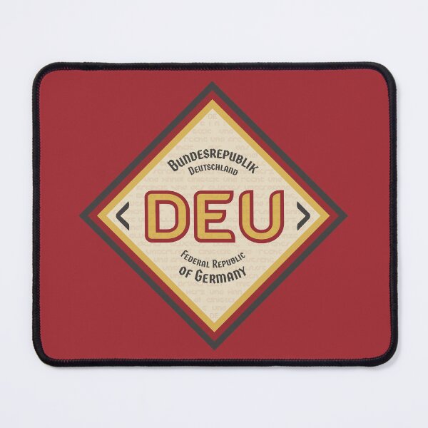 Item preview, DEU - Germany diamond emblem - red background designed and sold by we-rove.