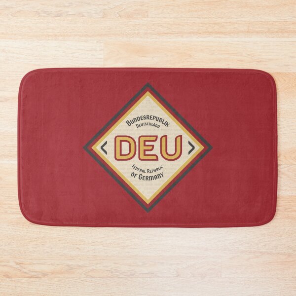 Item preview, DEU - Germany diamond emblem - red background designed and sold by we-rove.