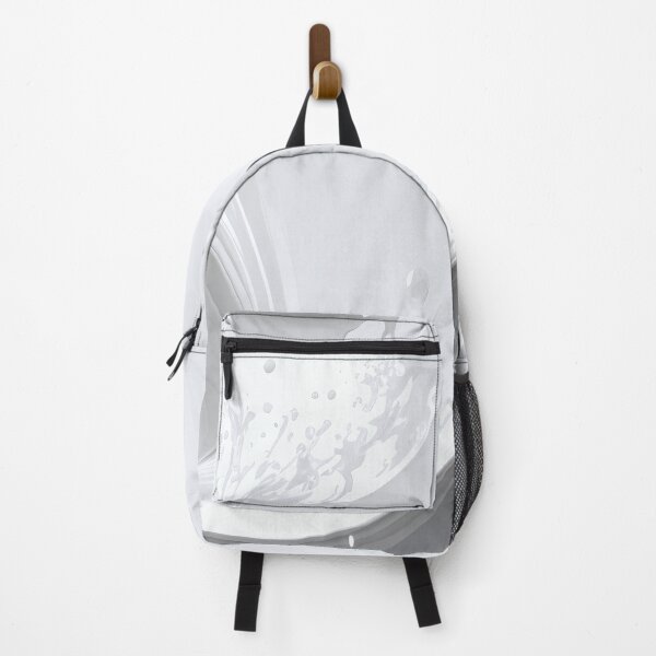 Item preview, Abstract white paint splash pattern designed and sold by twisted-dot.