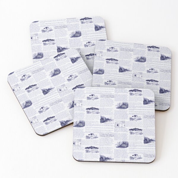 Item preview, Vintage Garden Text - Navy designed and sold by BayhillStudio.