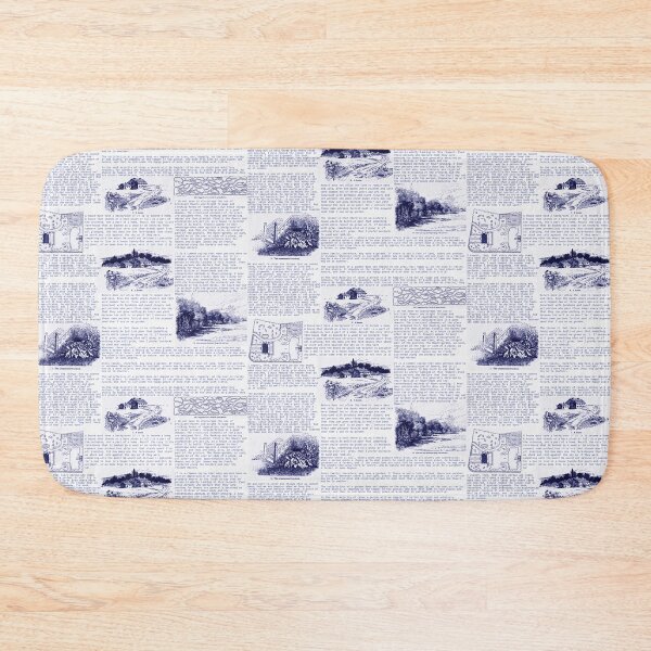 Item preview, Vintage Garden Text - Navy designed and sold by BayhillStudio.