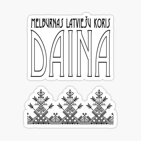 Daina | Deco white | 30th anniversay Sticker