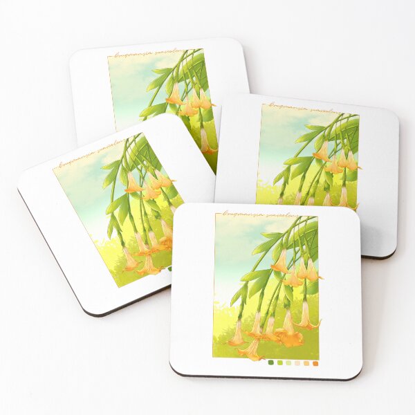 Item preview, Inktober 2023: Brugmansia Suaveolens designed and sold by karikun.