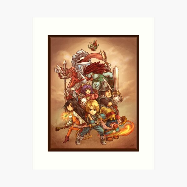 Final Fantasy Ix Art Prints For Sale Redbubble