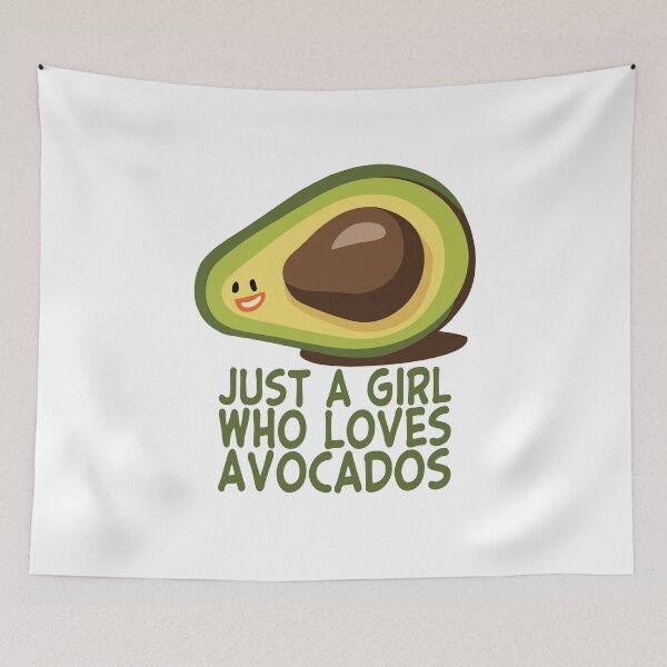 Item preview, Just A Girl Who Loves Avocados designed and sold by SorryFrog.