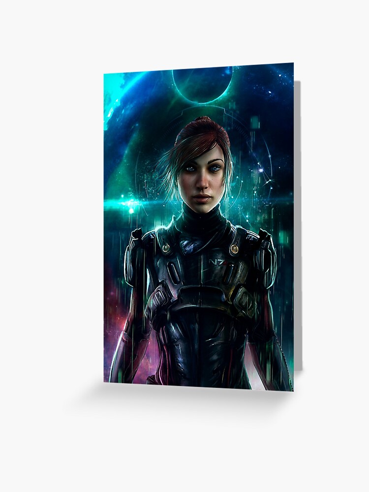 Sara Ryder Mass Effect Andromeda Greeting Card