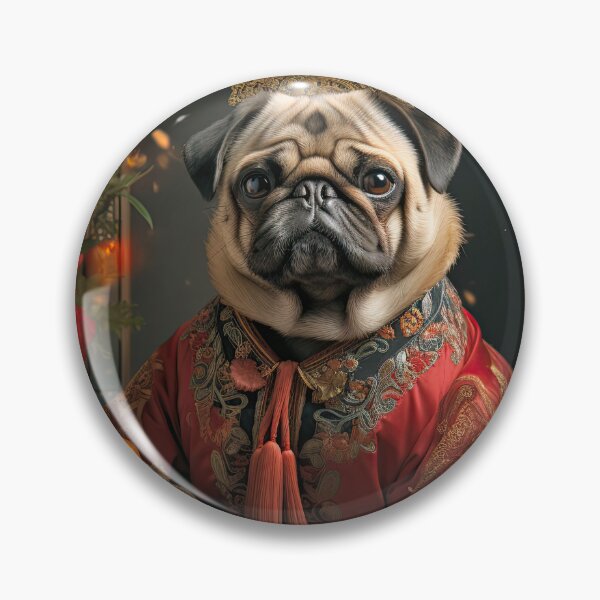 Artikelvorschau, Mops Chinesisches Neujahr entworfen und verkauft von Arthoughts.