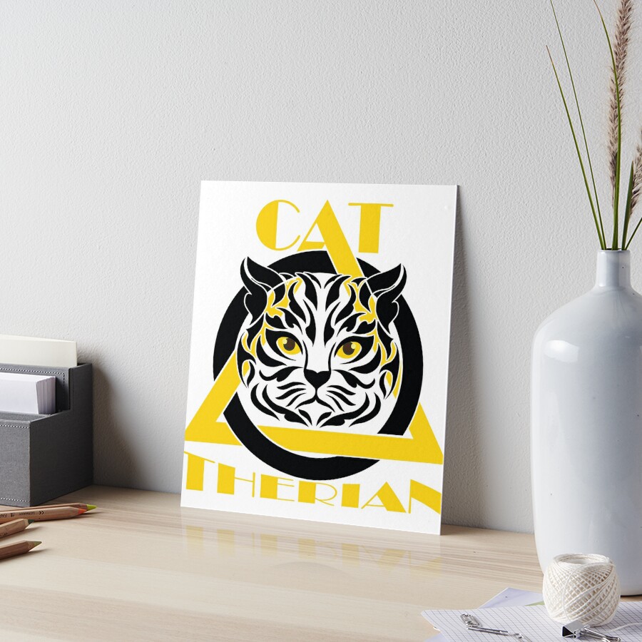 Cat Therian Art Board Print for Sale by PerfectArt Shop