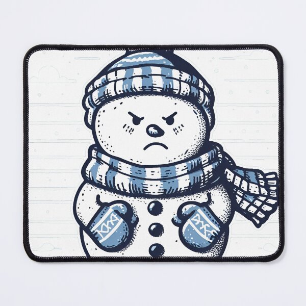 Item preview, Angry Snowman version 2 designed and sold by HcnDesigner.
