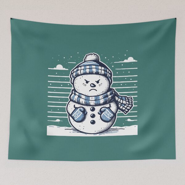 Item preview, Angry Snowman version 2 designed and sold by HcnDesigner.