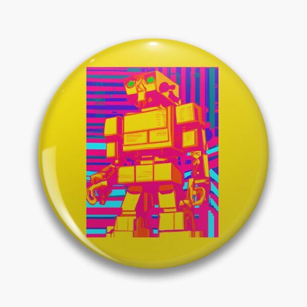 Aperçu de l'œuvre Technicolor Android_02 créée et vendue par CyberPunkSpace.
