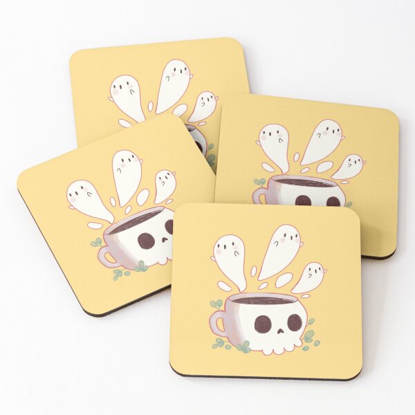Item preview, Ghost and skull illustration  designed and sold by Mayarart.
