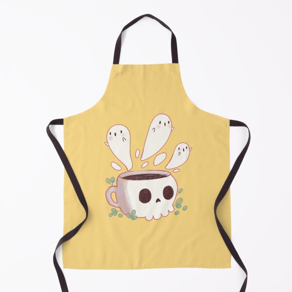 Item preview, Ghost and skull illustration designed and sold by Mayarart.
