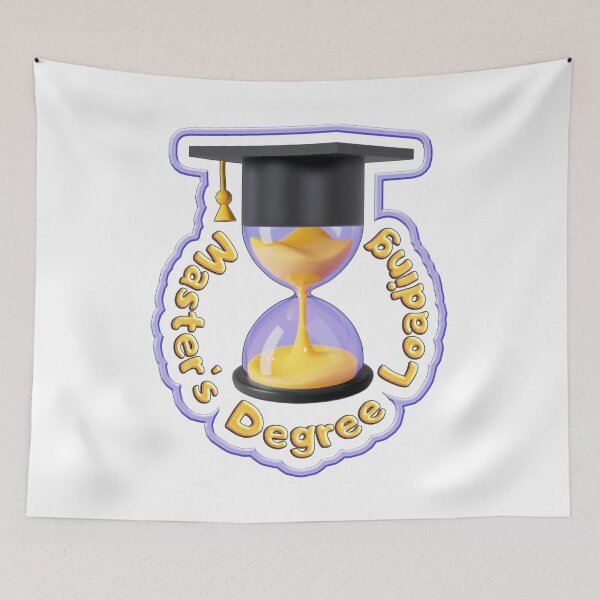 Item preview, Master's Degree Loading | Graduation day gift - hourglass designed and sold by ShabayekShop.