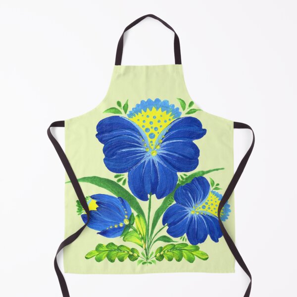 Item preview, Blue-yellow flowers Love Ukraine Petrykivka art Ukrainian independence designed and sold by Sunflower-7.