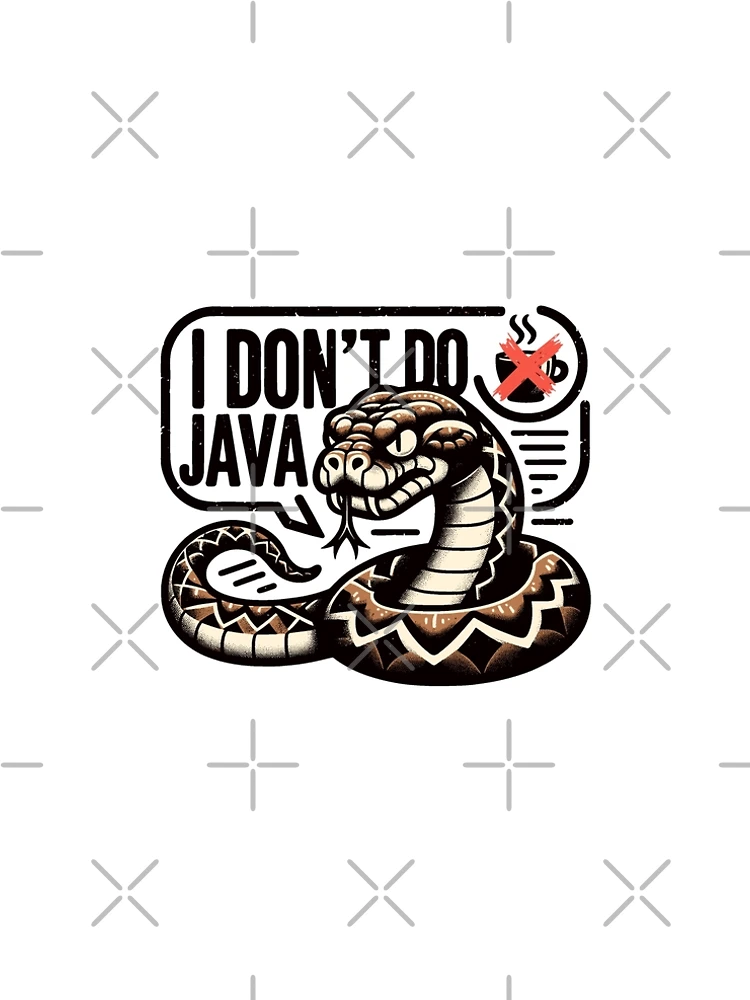 Thumbnail 5 of 5, A-Line Dress, Python I Dont Do Java designed and sold by ElLocoMus.