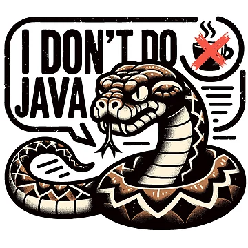 Artwork thumbnail, Python I Dont Do Java by ElLocoMus