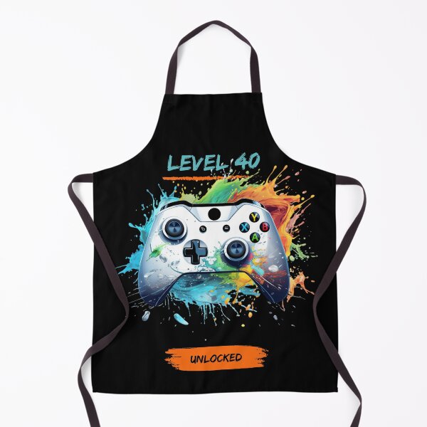 Item preview, Level 40 Unlocked X Box Inspired Video Game Controller - Colourful Splash Art designed and sold by T1337.