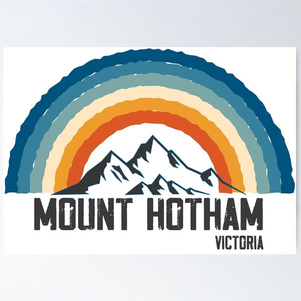 Item preview, Mount Hotham retro (white) designed and sold by rillak.