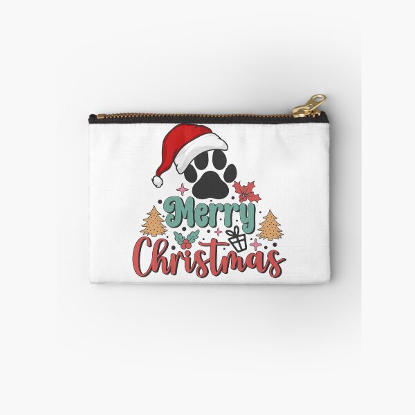 Item preview, Dog Paw Merry Christmas Xmas Winter Holiday Gift designed and sold by DGMoodDesign.