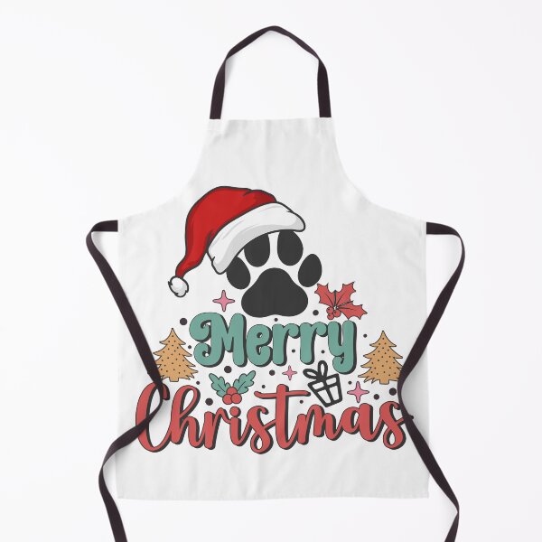 Item preview, Dog Paw Merry Christmas Xmas Winter Holiday Gift designed and sold by DGMoodDesign.