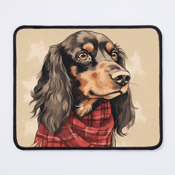 Item preview, Gordon Setter Christmas Plaid Watercolor designed and sold by rafaeltto.