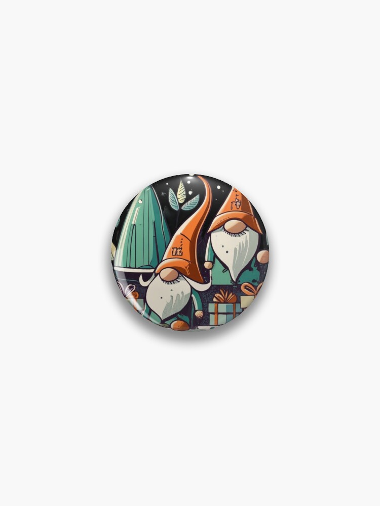 Thumbnail 1 von 3, Button, Dwarfs with gifts designt und verkauft von TrendyPalette.