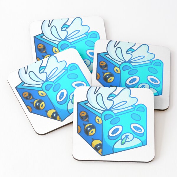 Item preview, Sick Blue Bear Tissue Box designed and sold by oogiedraw.