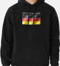 Deutschland - Deutsche Flagge & Text - Metallic Hoodie