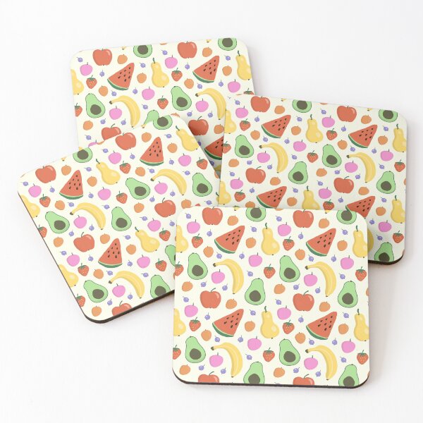 Item preview, Fruits in Abundance Seamless Pattern (light) designed and sold by DinkyBeavers.