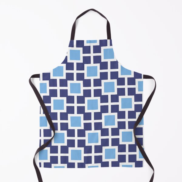 Item preview, Hollywood Regency Geometric Trellis Pattern 517 Blue designed and sold by tonymagnerart.