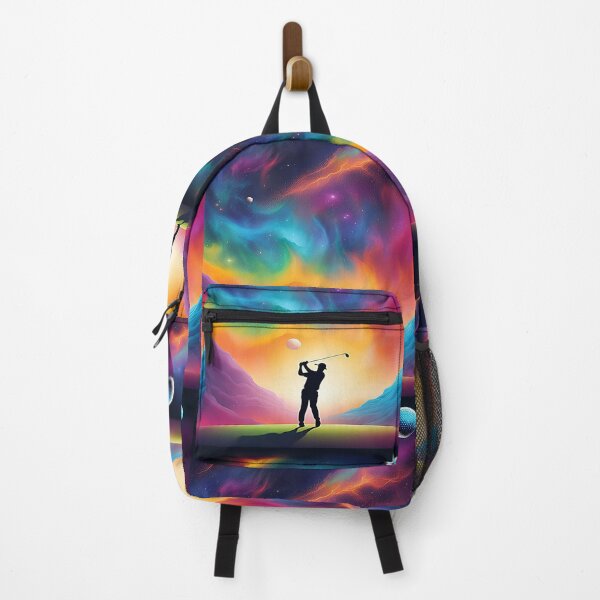 Item preview, Space Golfer Silhouette Multicolor. designed and sold by Giulivo Store Graphic.