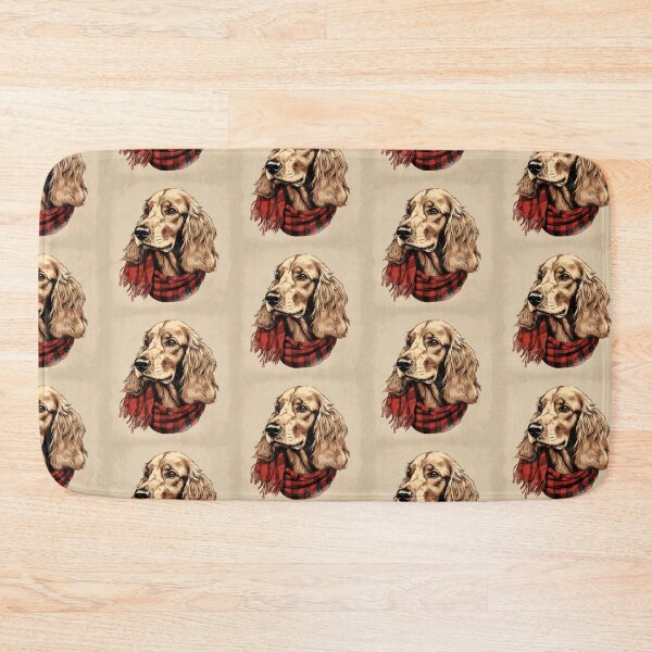 Item preview, Irish Setter Christmas Plaid Watercolor designed and sold by rafaeltto.