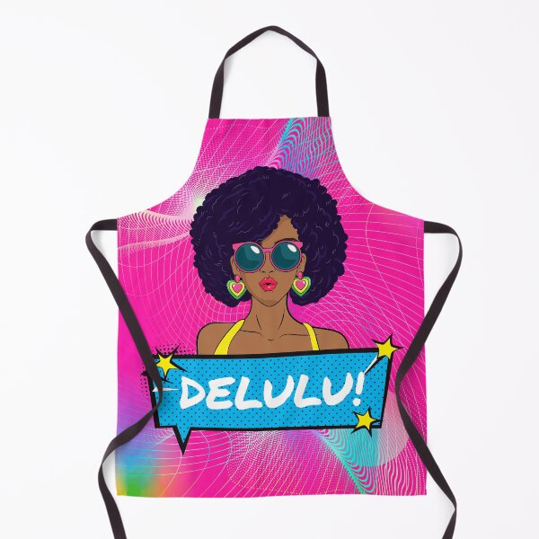 Item preview, Delulu - afro and pink glasses designed and sold by Whackadoodletee.