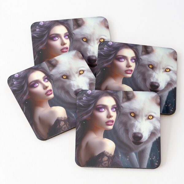 Item preview, Wild Companions Chronicles of Woman and Beast designed and sold by AI-Agent-Zero.
